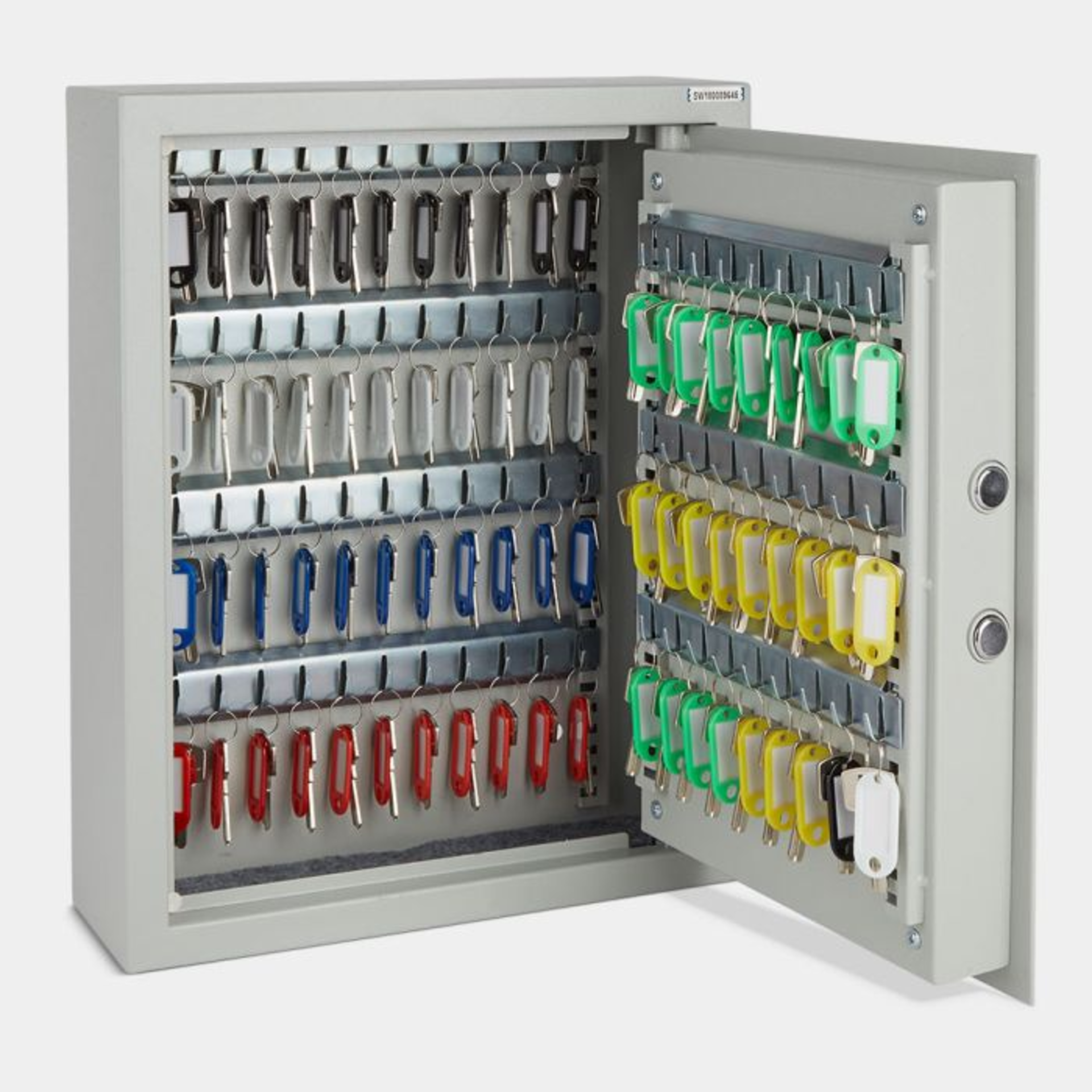 Key Safe Wall Mounted | Digital Key Cabinet with Solenoid Lock - 71 Key Capacity (ER51) Details.