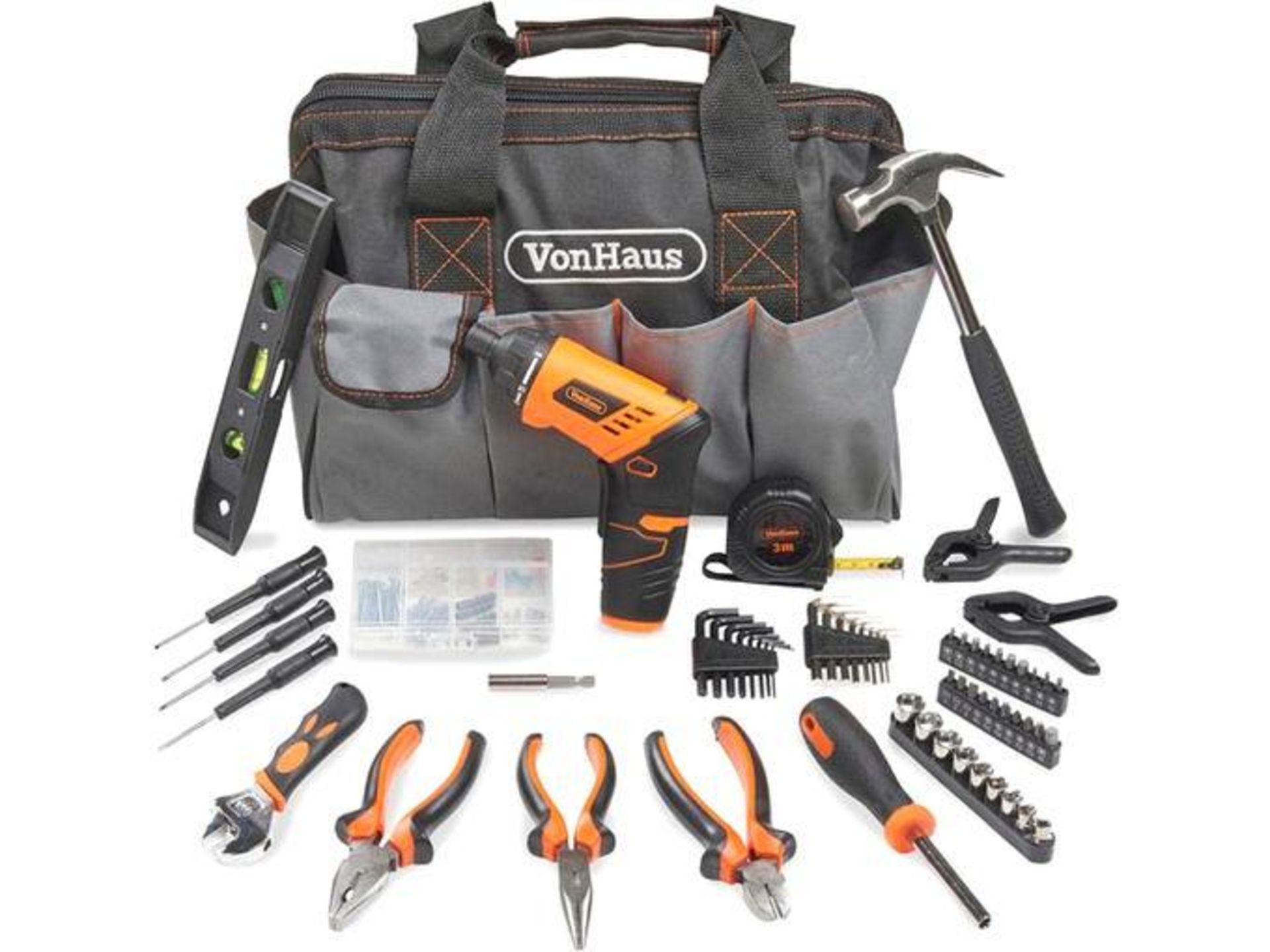 94pc Hand Tool & Screwdriver Kit (ER51) If you’re a keen DIYer, you’ll want a toolkit that won’t let