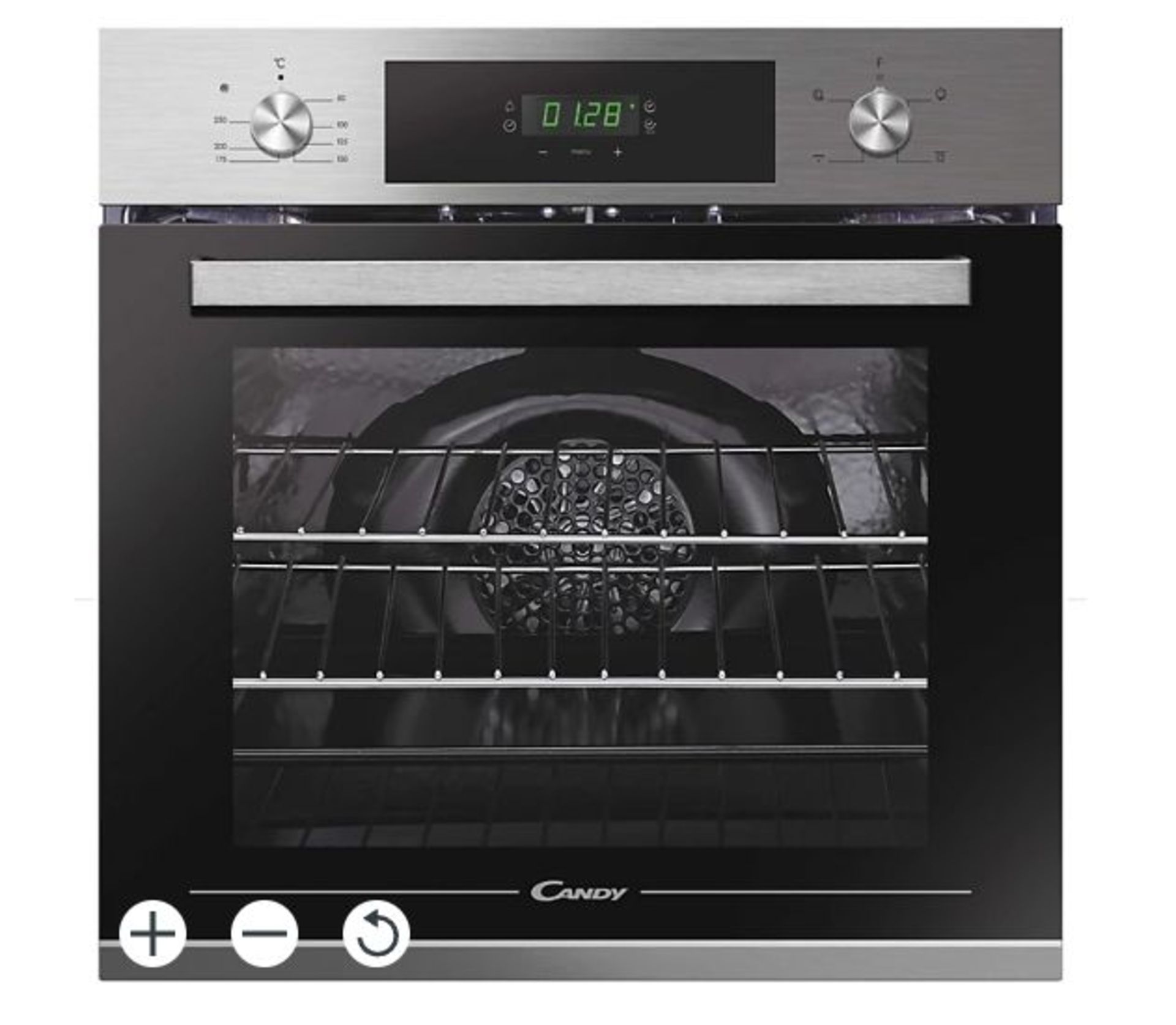 Candy New Timeless FCT405X / 33702928 Built-in Single Fan Oven - Stainless steel effect. - ER45. RRP