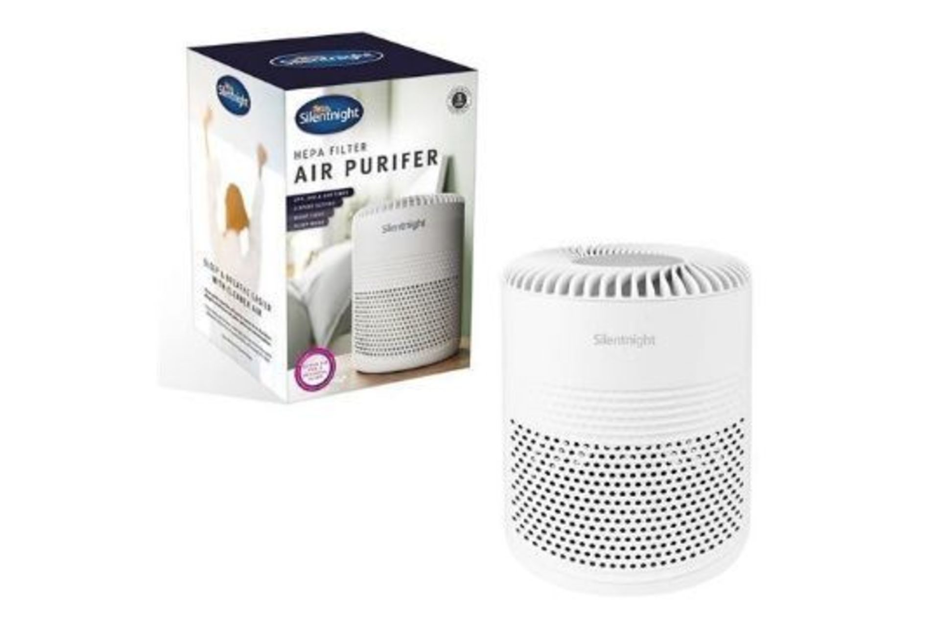 Silent Night Air Purifier with Night Light - ER46. Silent Night Air Purifier with Night Light 3