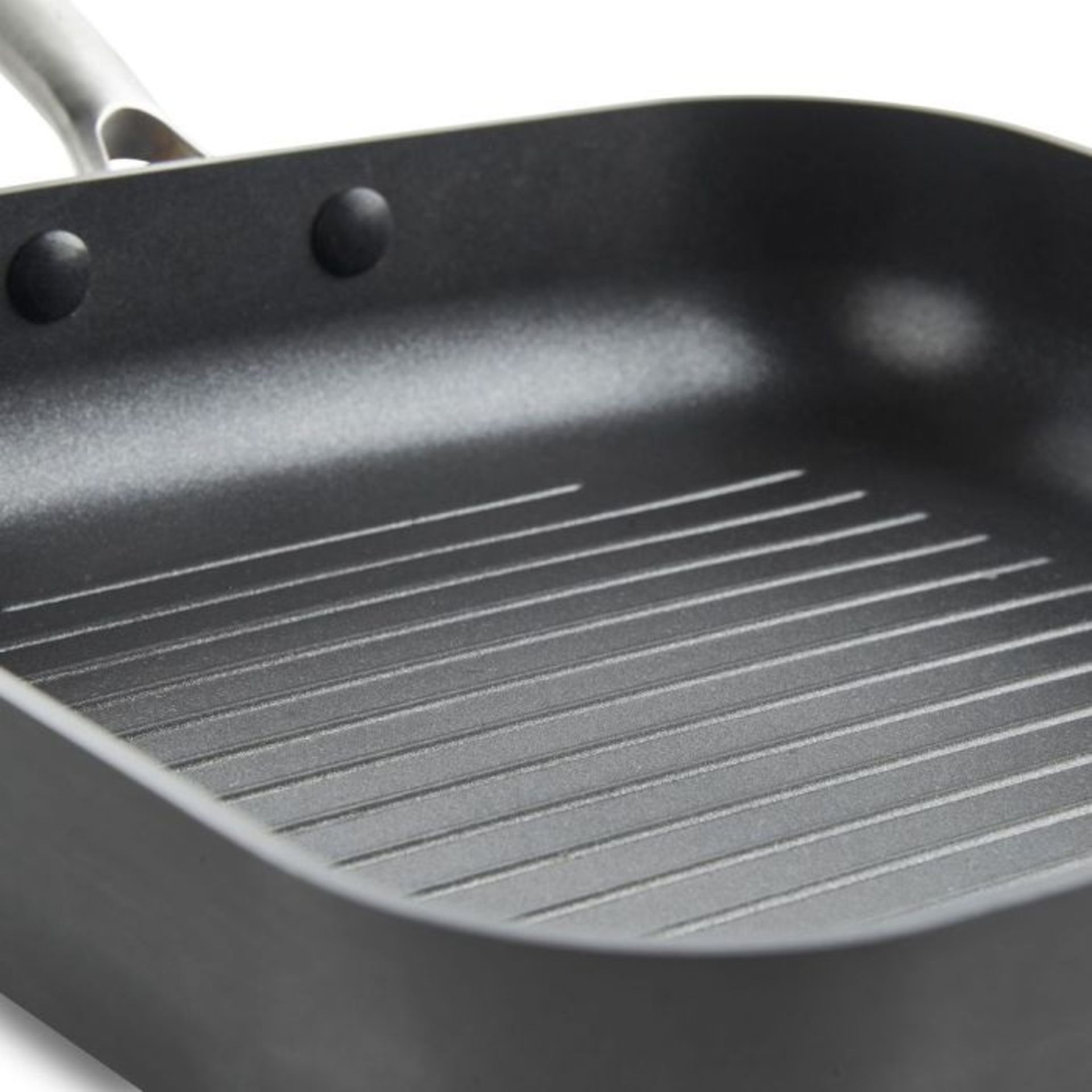10x NEW & BOXED Hard Anodized Griddle Pan. RRP £19.99 EACH. (963). This hard anodized griddle pan is - Image 3 of 4
