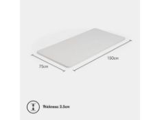 2x NEW & BOXED Desktop - 1500x750x25mm White. RRP £94.99. (508). The table top ensures long-term