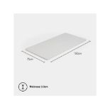 2x NEW & BOXED Desktop - 1500x750x25mm White. RRP £94.99. (508). The table top ensures long-term