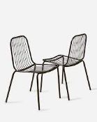 BRAND NEW SET OF 2 COLDEN S2 DINING CHAIRS RRP £199, Offering a modern, industrial style, our Colden