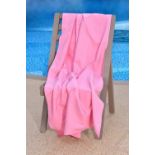11x NEW & PACKAGED SLEEPDOWN Quick Dry Beach Towel 90 x 160cm With Carry Pouch - PINK. RRP £21.99