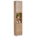 Luxury Tall Bathroom Cabinet (ER35) Brand: Luxury Specifications: Number of doors: 2Colour: