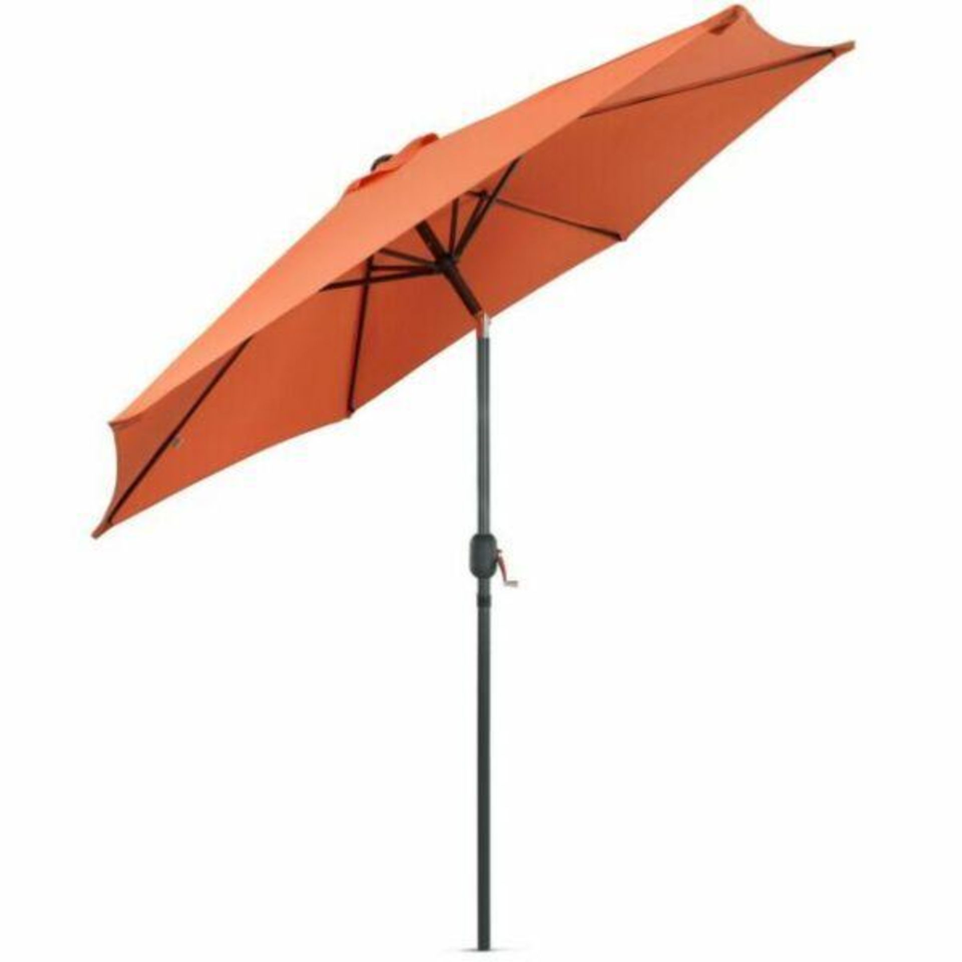 Luxury Burnt Orange 2.7m Steel Garden Parasol (ER35) Product Key Features Pole Diameter 38 mm Pole