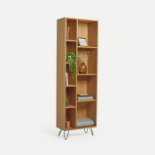 Luxury Bookcase Oak Wood Effect (ER32) Product information Modern Style With Quality Materials Looks