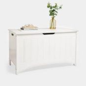 Holbrook White Storage Chest (ER35) Expand your storage needs with the Holbrook White Storage Chest