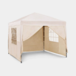 Ivory Pop-Up Gazebo Set 2.5 x 2.5m (ER35) Introducing our cream folding gazebo - the ultimate