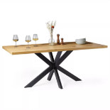Abel Rectangular 4 Seater Dining Table (ER35) *DESIGN MAY VARY Elevate your dining room furniture