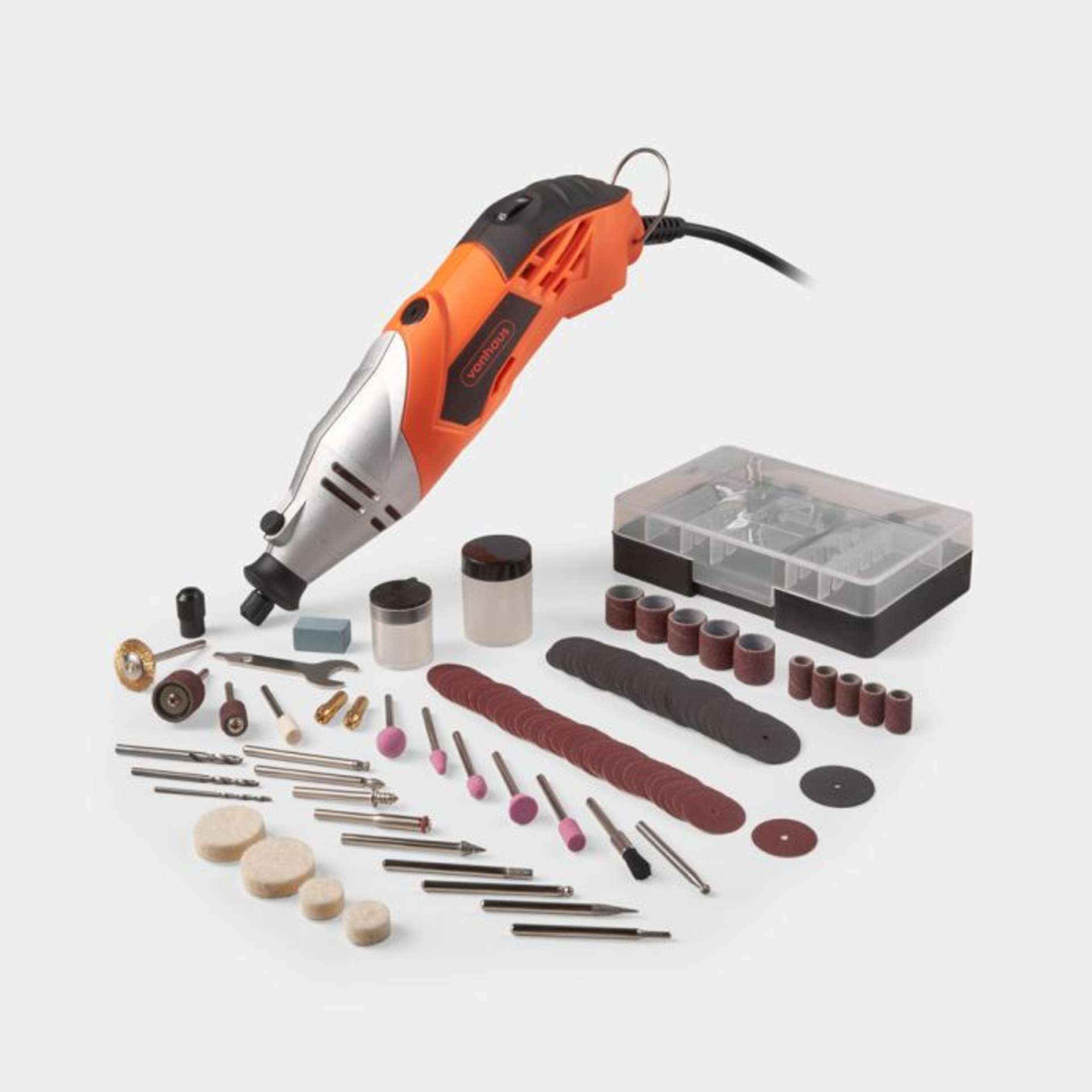 Rotary Multitool & Accessory Set (ER32) Ideal for a wide range of DIY, hobby, woodwork, jewellery