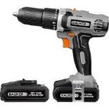 Bauker 18V Li-Ion Cordless Combi Drill 2 x 1.5Ah 13mm Keyless Torque. - ER32.