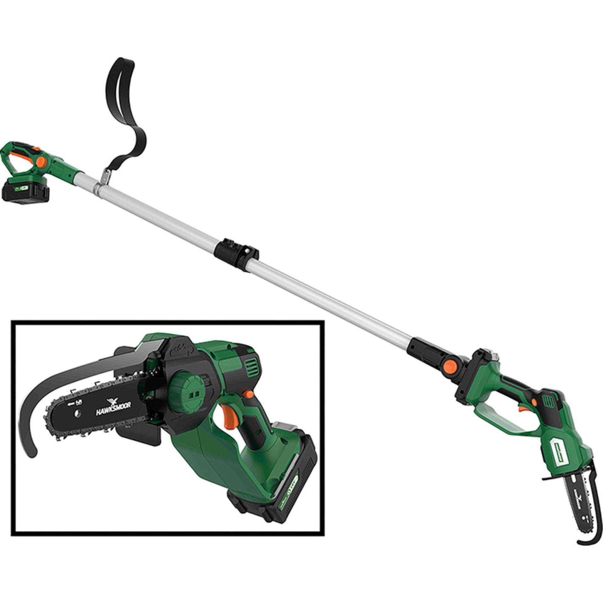 Hawksmoor 18V Cordless Mini Pruning Chainsaw 1 x 4.0Ah. -ER33.