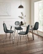 Harper Table 4 Velvet Dining Chairs Set. - R14. RRP £779.00. Add this touch of class to your