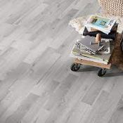 10 x PACKS OF Rockhampton Grey Oak effect Laminate Flooring. Each Pack Contains 2.47m2, giving