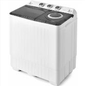 Twin Tub Washing Machine Portable Laundry Washer Machine 6.5KG Washer+2KG Dryer. - R14.5. Still