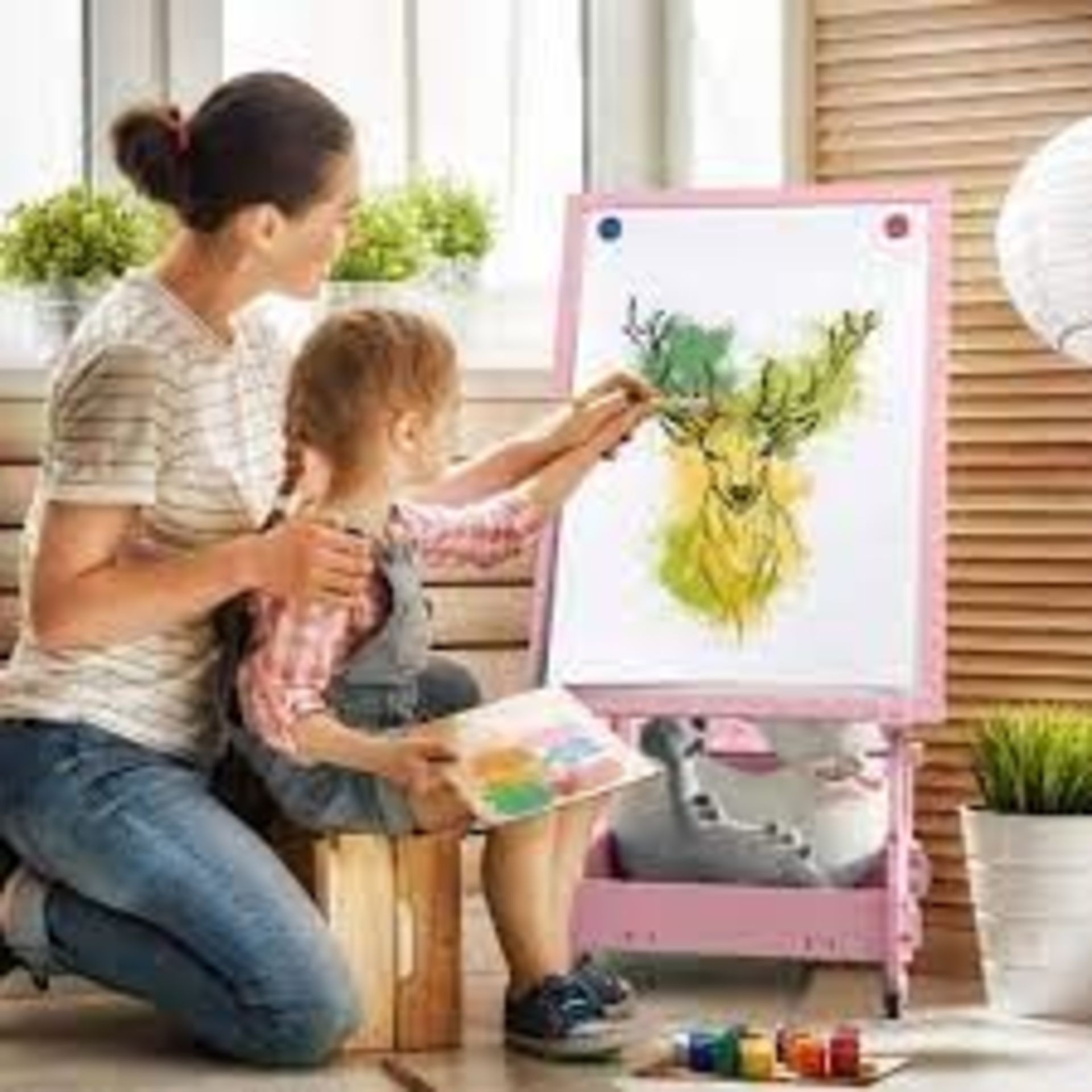 Multifunctional Art Easel with Storage for Kids. - R13a.5. Our kids art easel will be a perfect gift
