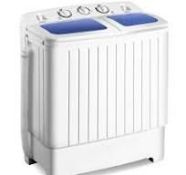 8 KG Twin Tub Washing Machine with Time Control. -R14.6. Intelligent Timing Control: This compact