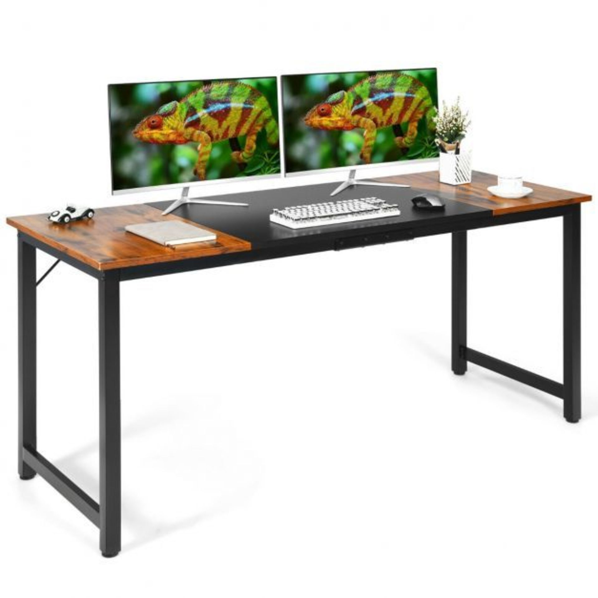 Large Modern Computer Desk for Home Office and Kitchen. -R14.7. ? Spacious Desktop and Ample Leg