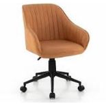Rolling Home Office Chair with Backrest. - R14.6. Comfortable Use Experience: Adopted the