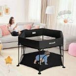 3 in 1 Portable Baby Playards Convertible Playpen. - R13a.5.
