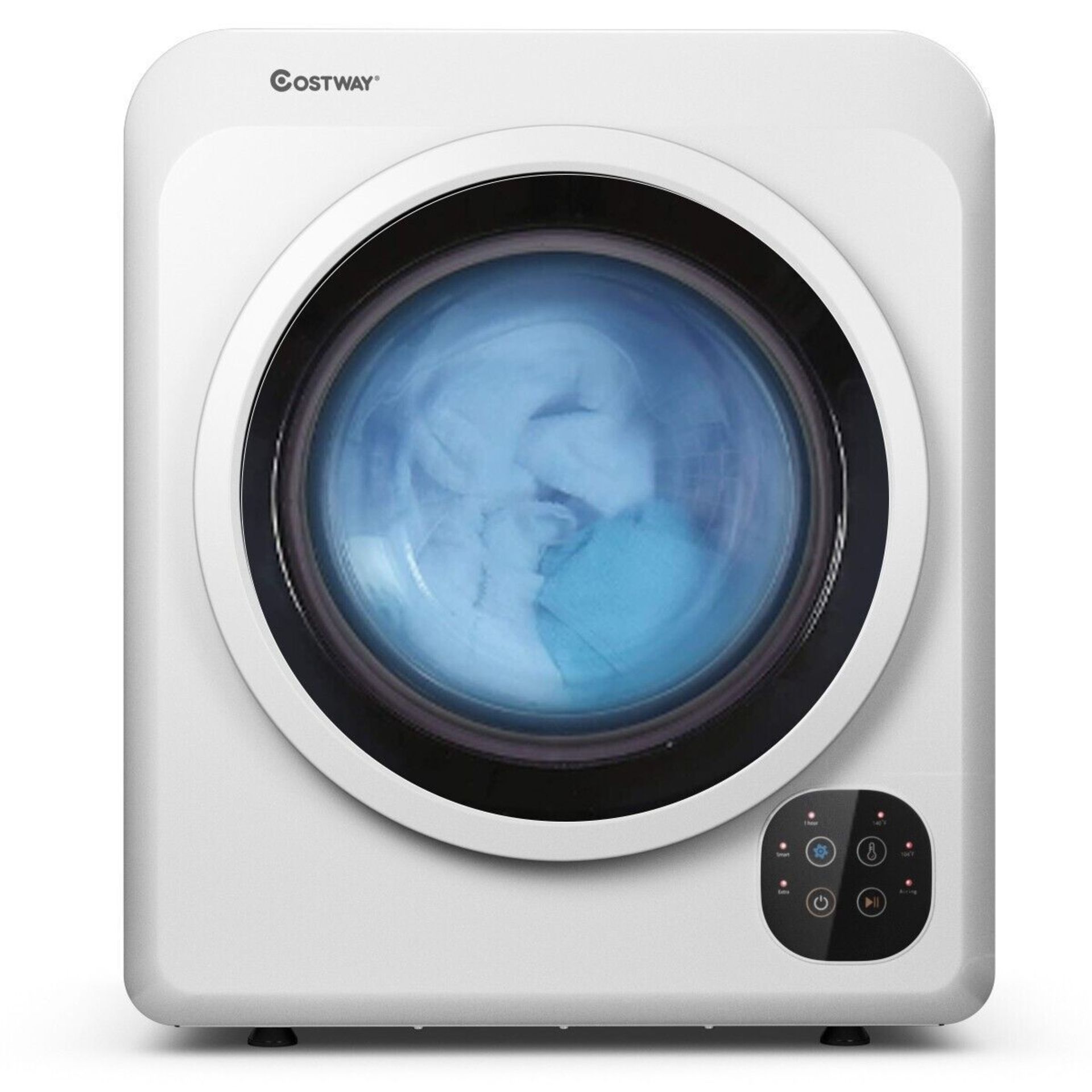 6KG Electric Tumble Laundry Dryer 1700W Compact Clothes Dryer 91 L Front Load. - R13a.6.
