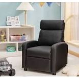 Luxury Ergonomic PU Leather Kids Recliner Lounge Sofa for 3-12 Age Group. - R14.5.
