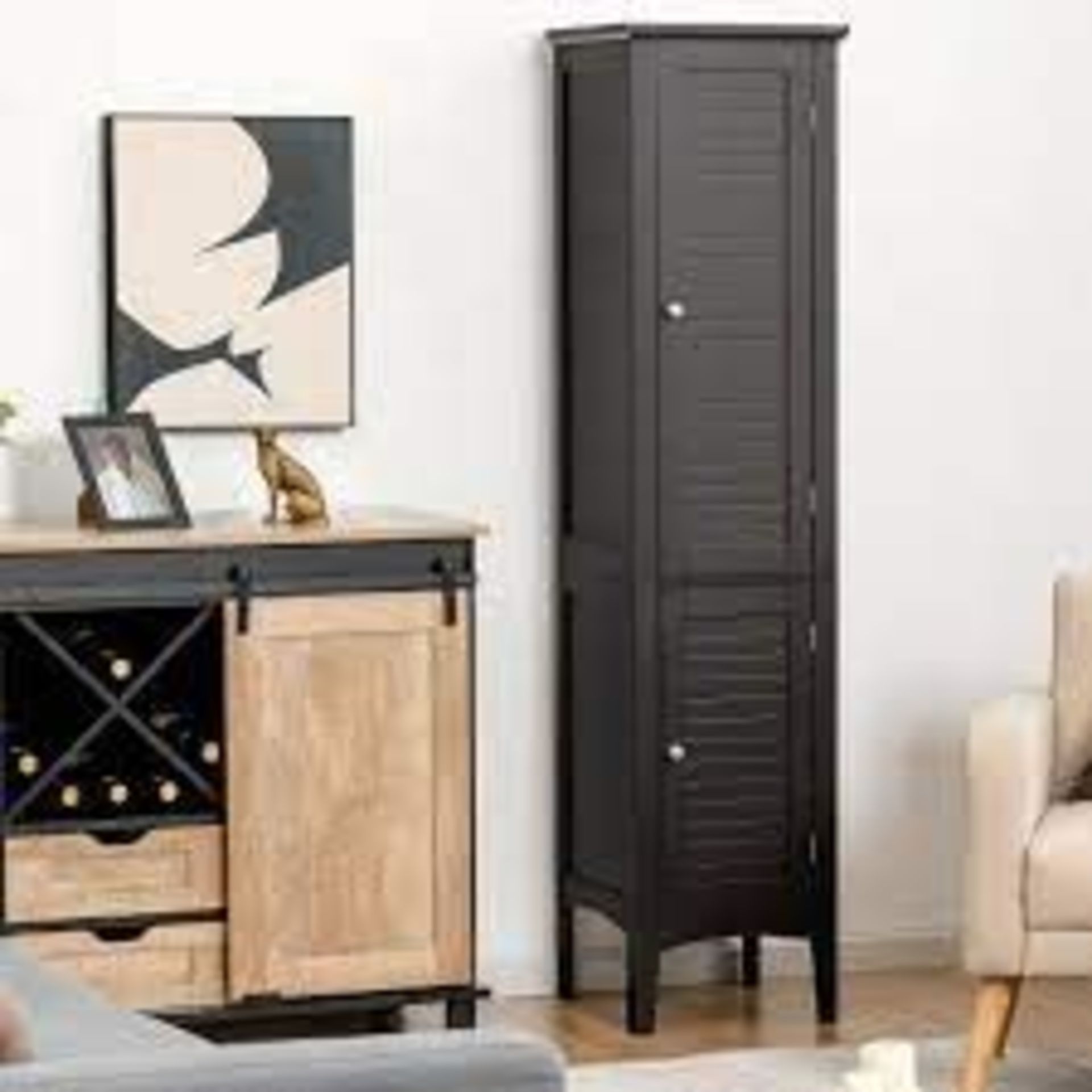 Freestanding Bathroom Storage Cabinet Linen Tower . - R14.5.