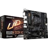 GIGABYTE B550M DS3H AC (AM4 AMD/B550/Micro ATX/Dual M.2/SATA 6Gb/s/USB 3.2 Gen 1/PCIe 4.0/HMDI/DVI/