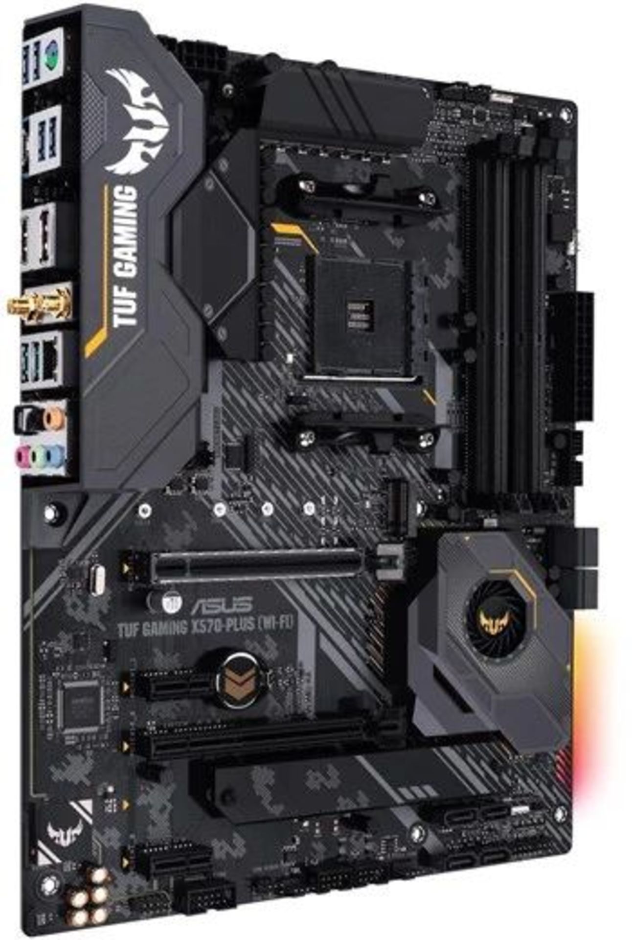 Asus TUF GAMING X570-PLUS (Wi-Fi), AMD X570 Motherboard, AM4, ATX, 4 DDR4, HDMI, DP, XFire, Wi-Fi, - Bild 2 aus 2