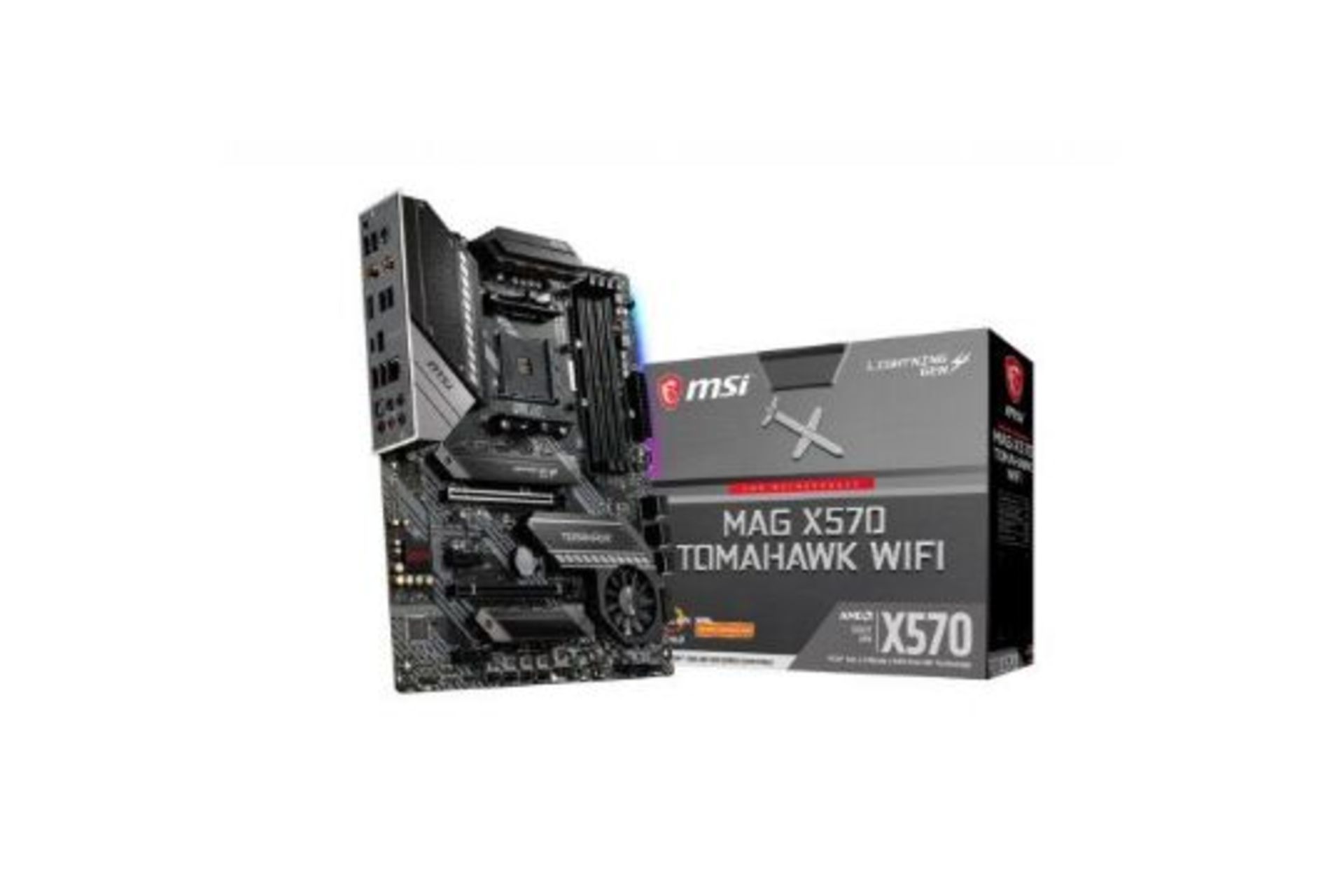 Msi Mag X570 Tomahawk Wifi Motherboard Amd X570 Socket Am4 Atx. - P2. RRP £719.99. Military style