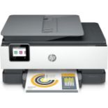 HP OfficeJet 8022e All in One colour printer. - P2. RRP £329.99. FAST PRINT SPEEDS – Print up to