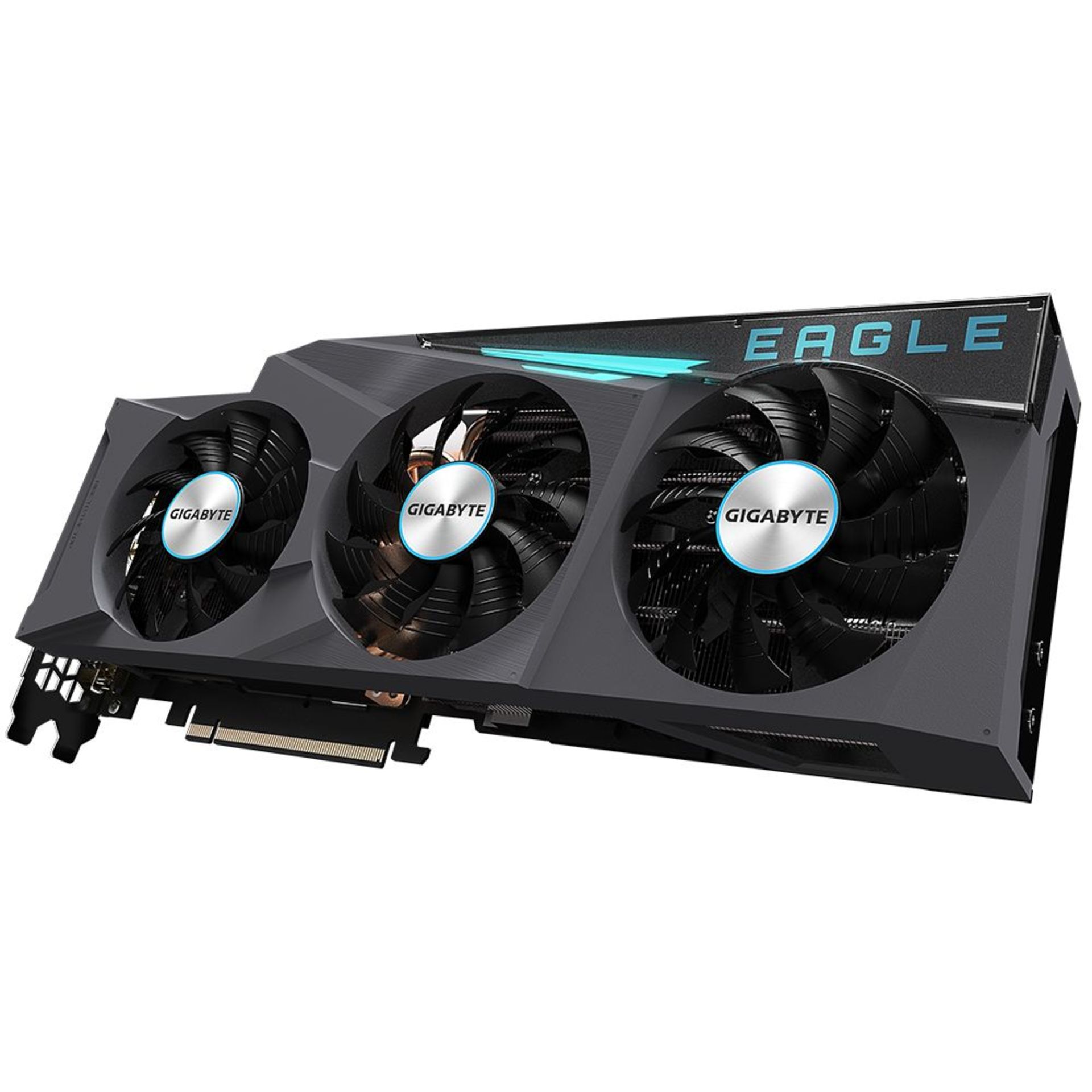 Gigabyte GeForce RTX™ 3080 EAGLE OC 10G. - P2. RRP £789.00. WINDFORCE 3X cooling system features - Image 2 of 2
