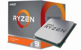 AMD Ryzen 9 3900x Gen 3 Processor AM4. BS 3.8GHZ MX 4.6GHZ 12 Cores. - P2. RRP £575.00.