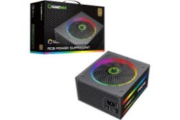 GameMax RGB 750W Pro Modular 80 Plus Gold Power Supply With 14cm ARGB Fan. - P2. RRP £199.00.