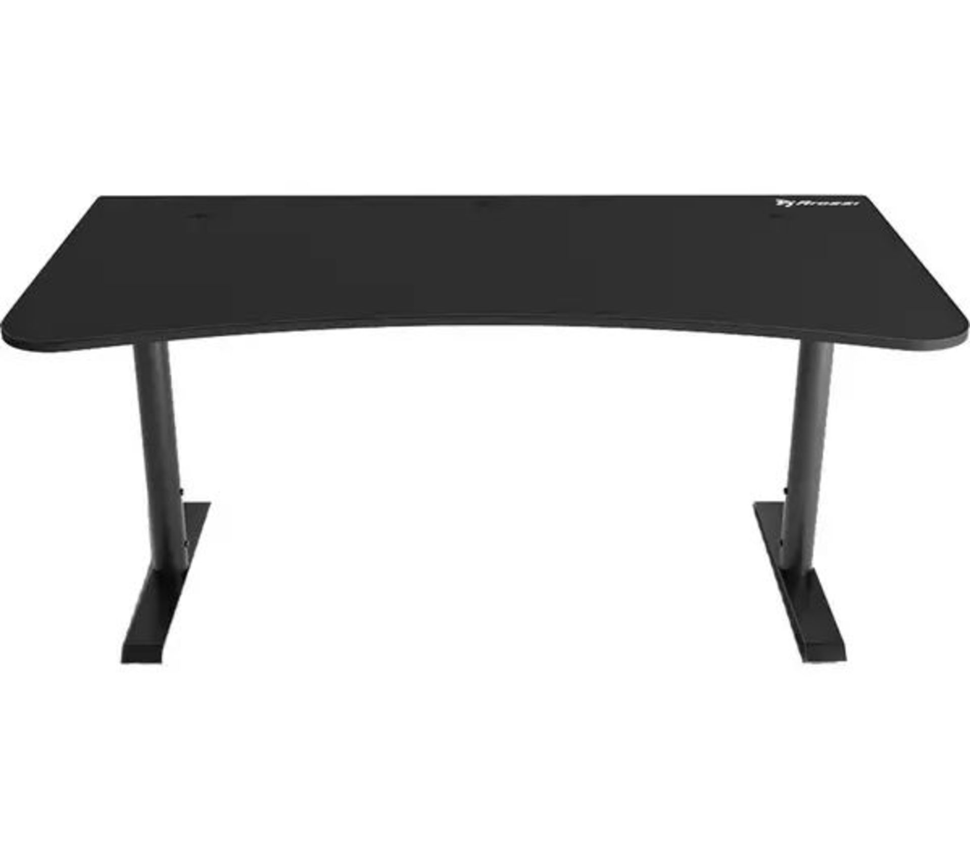 AROZZI Arena Gaming Desk - Pure Black. - P1. RRP £347.00. The Arozzi Arena Gaming Desk has a