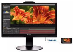 Phillips Brilliance 4K Ultra HD LCD monitor. - P1. RRP £419.00. See a new level of detail and