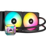 Corsair iCUE H115i ELITE CAPELLIX XT Liquid CPU Cooler - Two AF140 RGB ELITE Fans - 280mm Radiator -