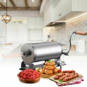 3.6 L Sausage Stuffer Maker Meat Filler Machine. - ER53. This is 3.6 L horizontal sausage stuffer