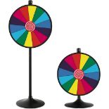 Spinning Wheel of Fortune, Adjustable Spinning Height Wheel of Fortune for Party, Lottery and Word