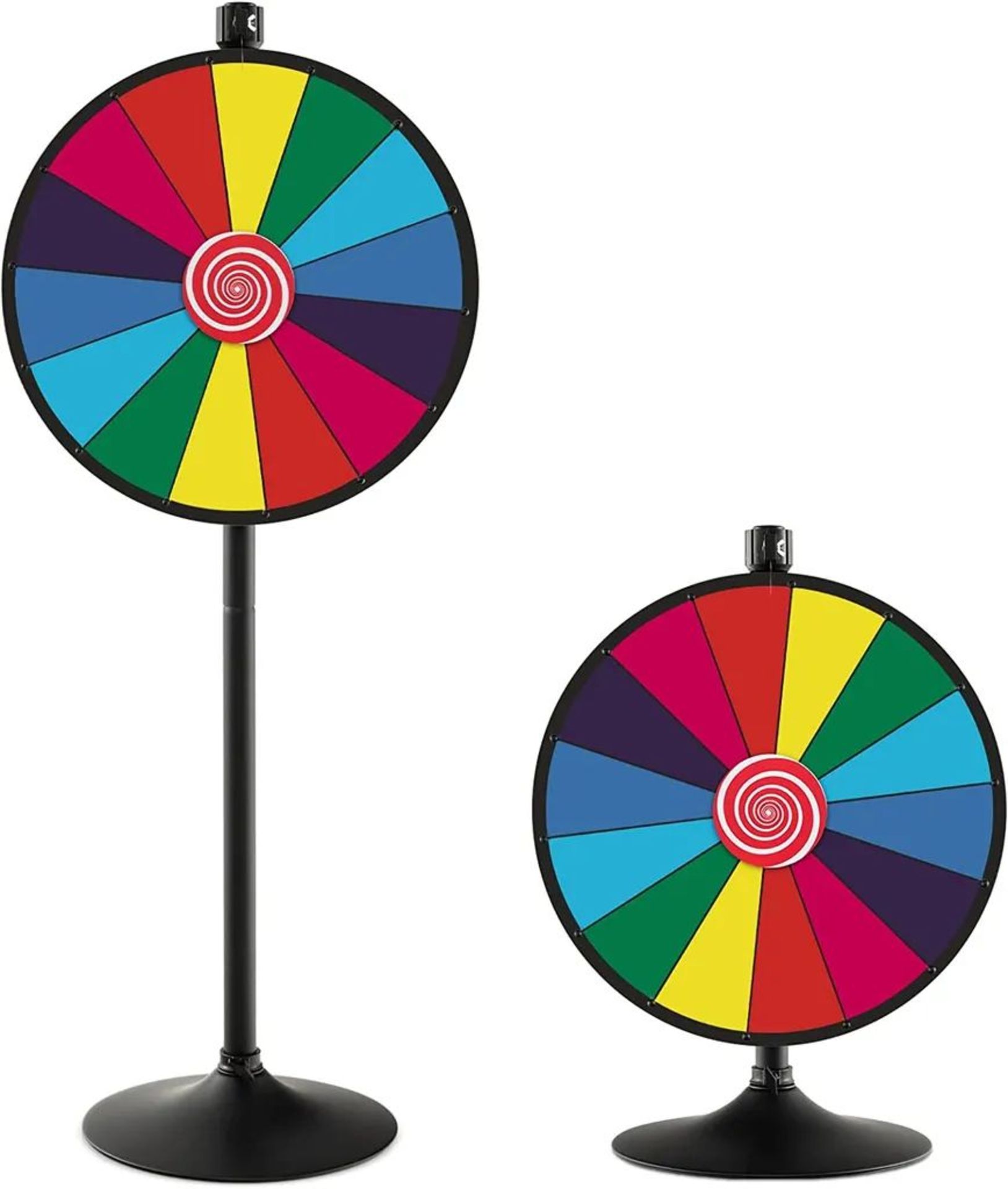 Spinning Wheel of Fortune, Adjustable Spinning Height Wheel of Fortune for Party, Lottery and Word