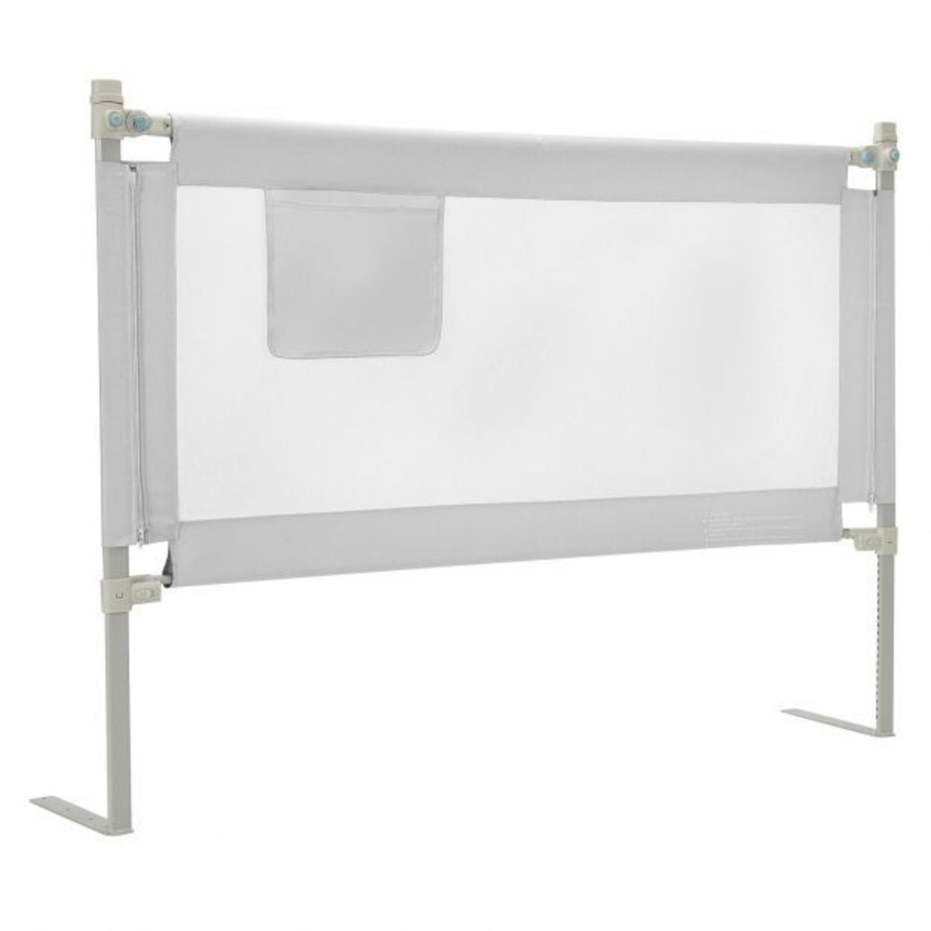 145cm Height Adjustable Bed Rail with Storage Pocket and Safety Lock. - ER53.