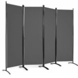 Folding Room Divider 4 Panel Wall Privacy Screen Protector Home Living Room. - ER53.