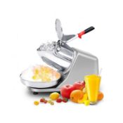 SNOW CONE MAKER STAINLESS STEEL SHAVED ICE MACHINE. - ER53..