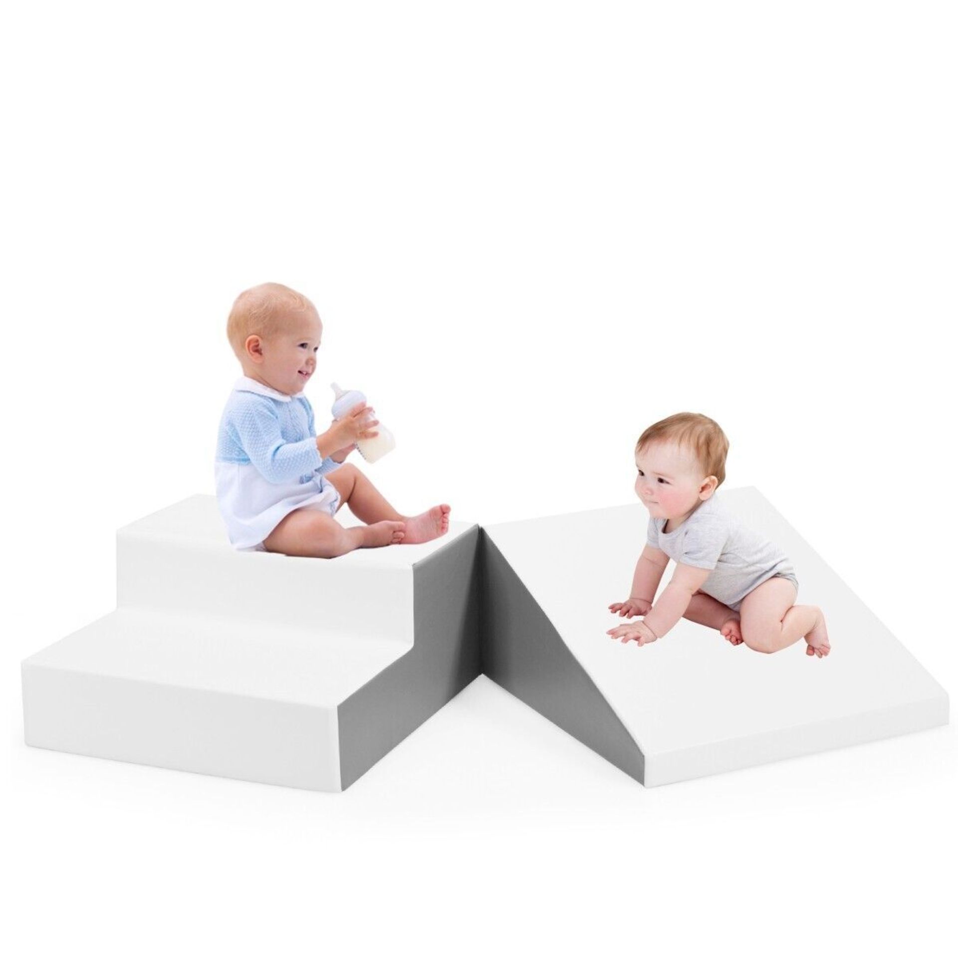 Toddler Climb and Crawl Foam Play Set Baby Soft Safe Foam Playset Activity Toy. - ER53