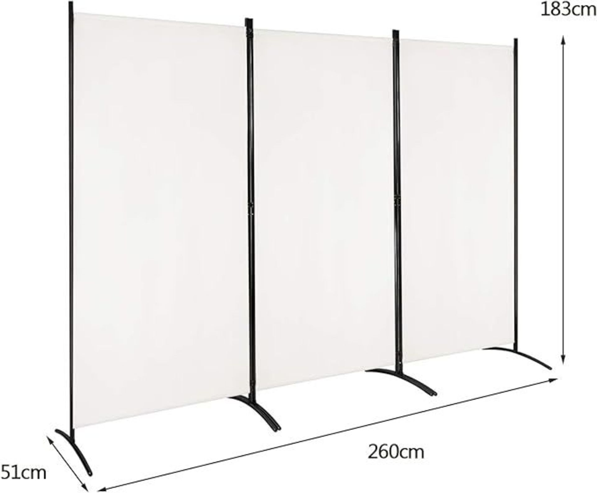 Luxury Folding Room Divider, 3 Panels Wall Privacy Screen Protector, Living Room Bedroom Bathroom