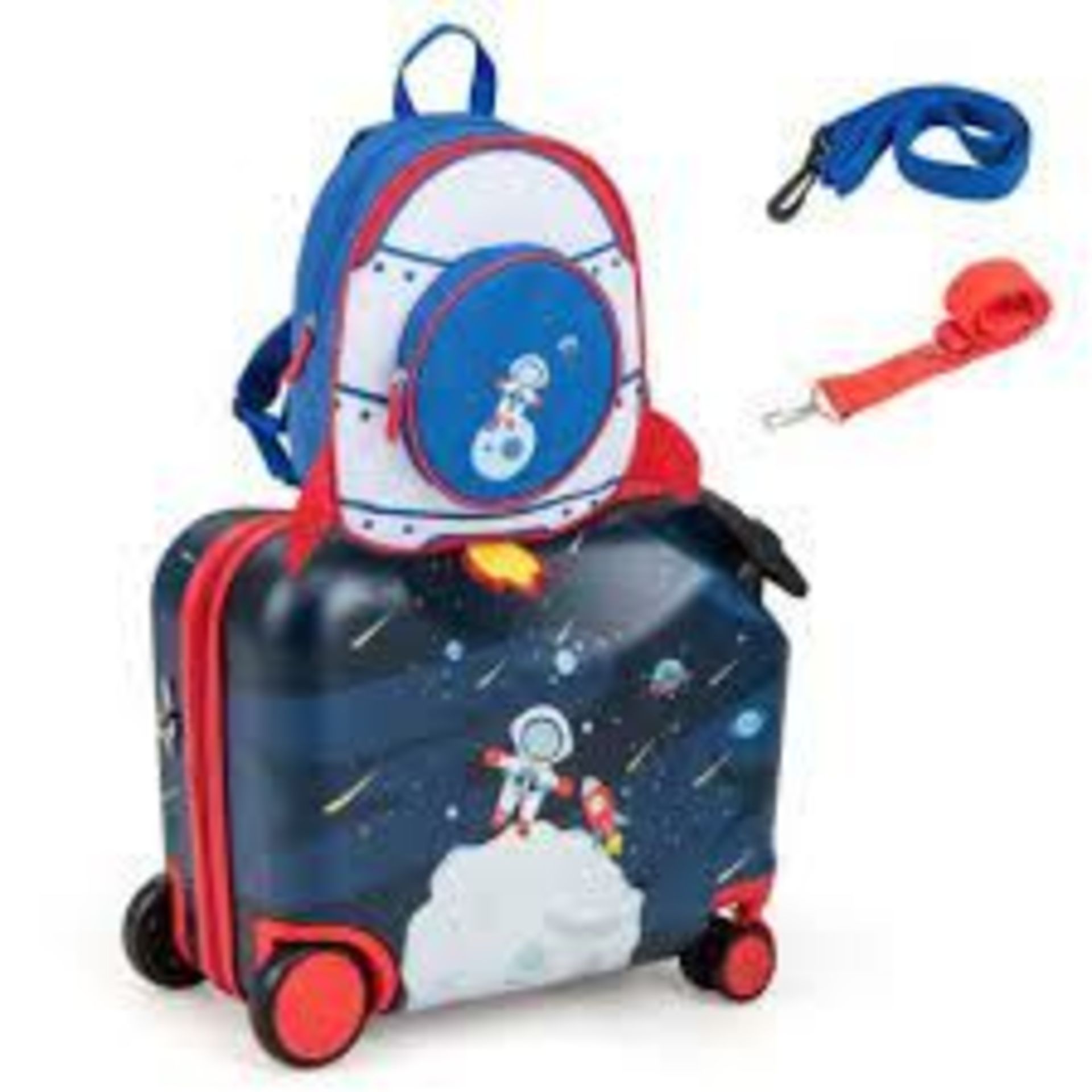 2 Pieces Kids Luggage Set with Spinner Wheels. - ER53.