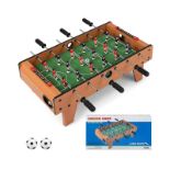 Giantex 27" Wooden Foosball Table Indoor Soccer Game Table Top with Footballs. - ER53.