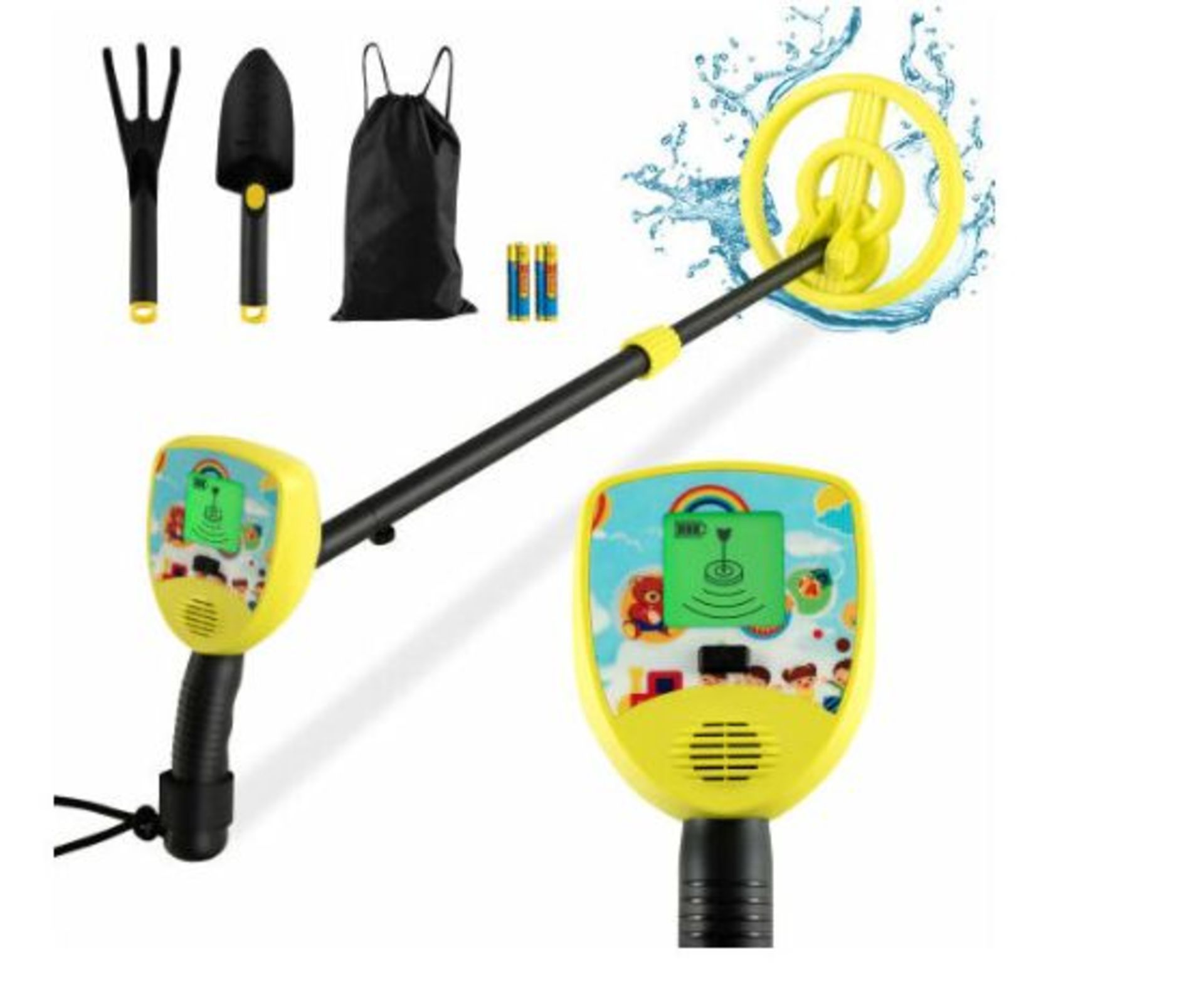 Adjustable Waterproof High Accuracy & Lightweight Kids Metal Detector. - ER53.